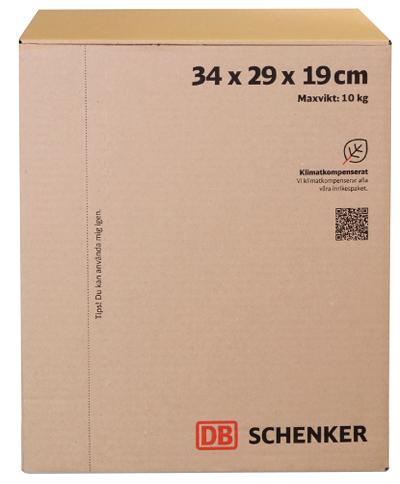 DB Schenker stor kartong